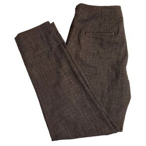 Banana Republic Womens Black + White Houndstooth Slacks Size 4